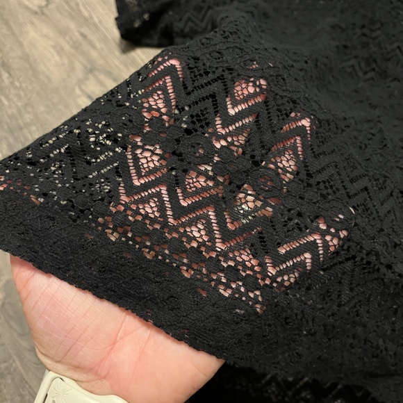 Victoria Secret shirt size medium black lace - Picture 3 of 8
